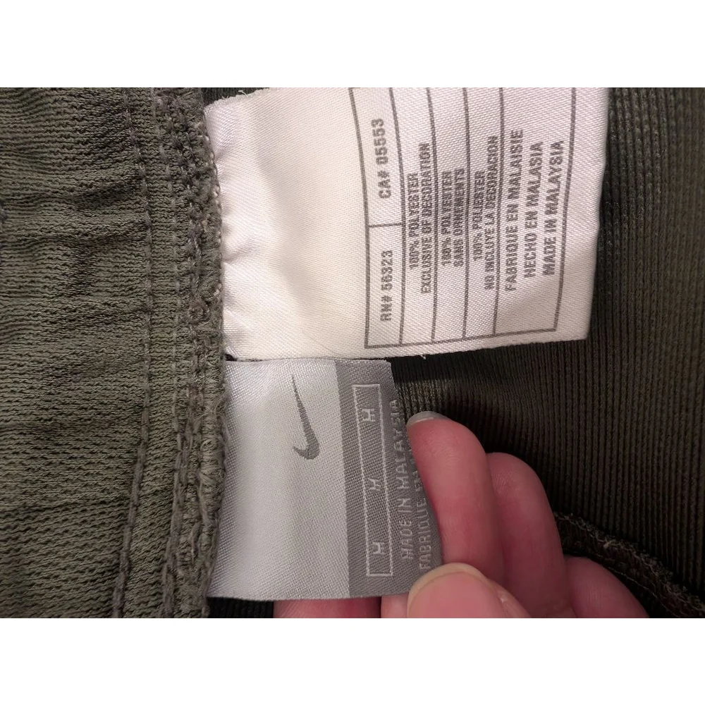 Vintage Nike Libero Track Pants - Olive Green Cargo Colorway Mens L -Y2K Soccer